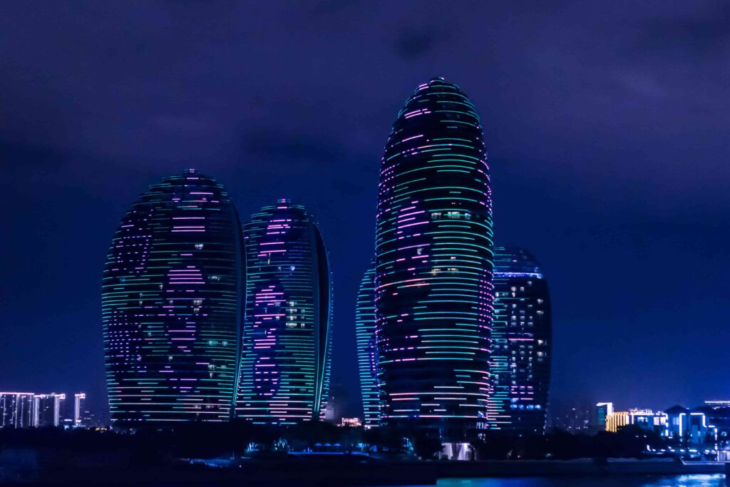 Санья ночью