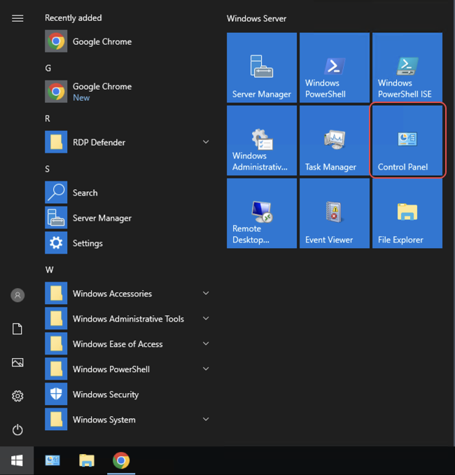 Экран Панели управления Windows: разделы «Часы и регион» и «Язык»